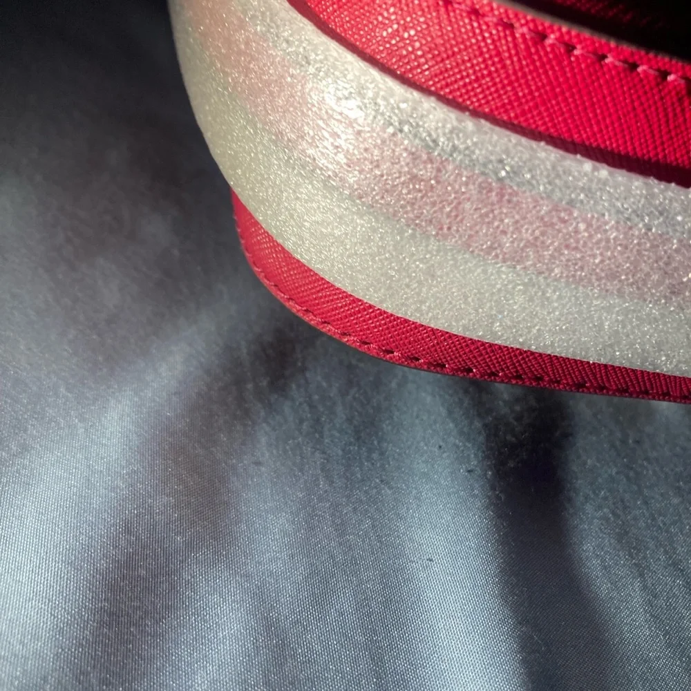 Michael Kors Dark Raspberry Jet Set Leather Crossbody Bag - Picture 6 of 10